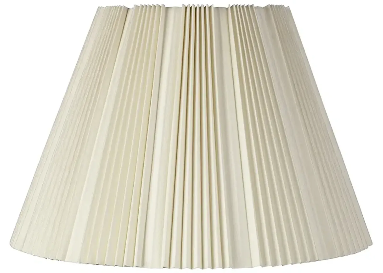 Springcrest Eggshell White Pleated Bell Shade 9.5x19x13x12.5 (Spider)