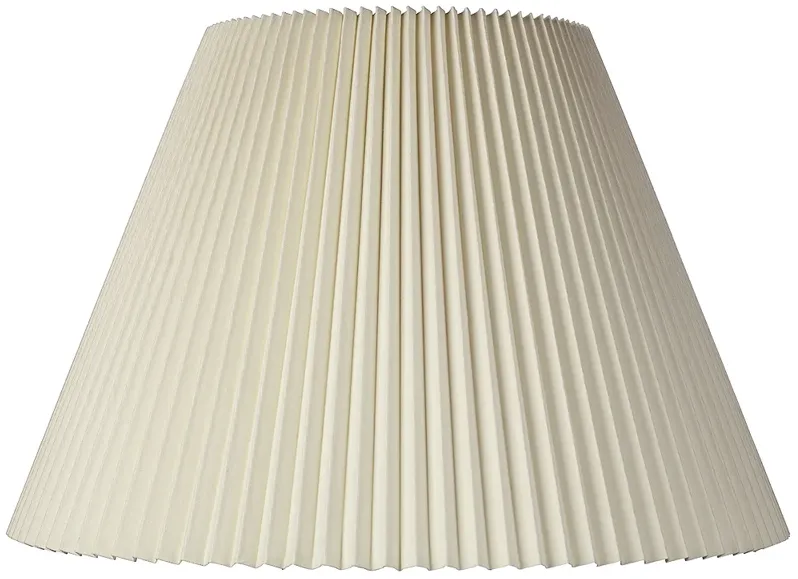 Springcrest Beige Pleated Lamp Shade 10.75x22x15.5 (Spider)