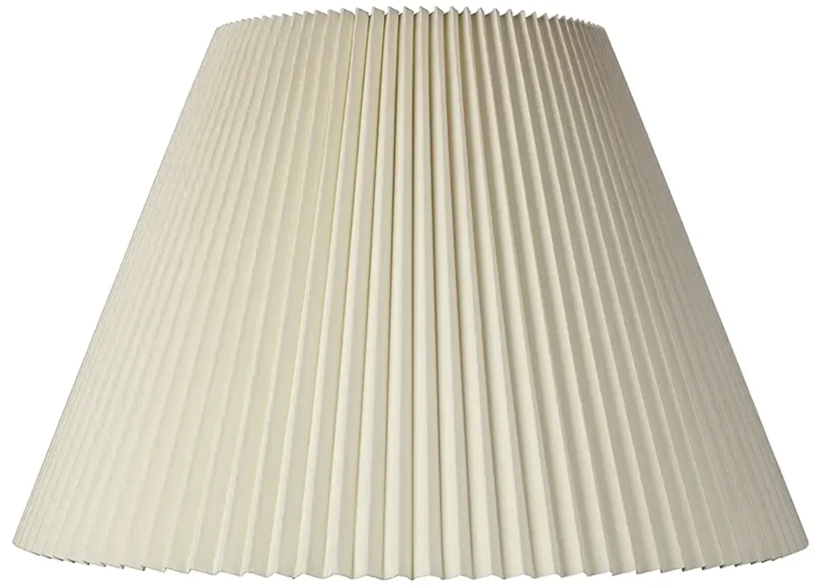 Springcrest Beige Pleated Lamp Shade 10.75x22x15.5 (Spider)