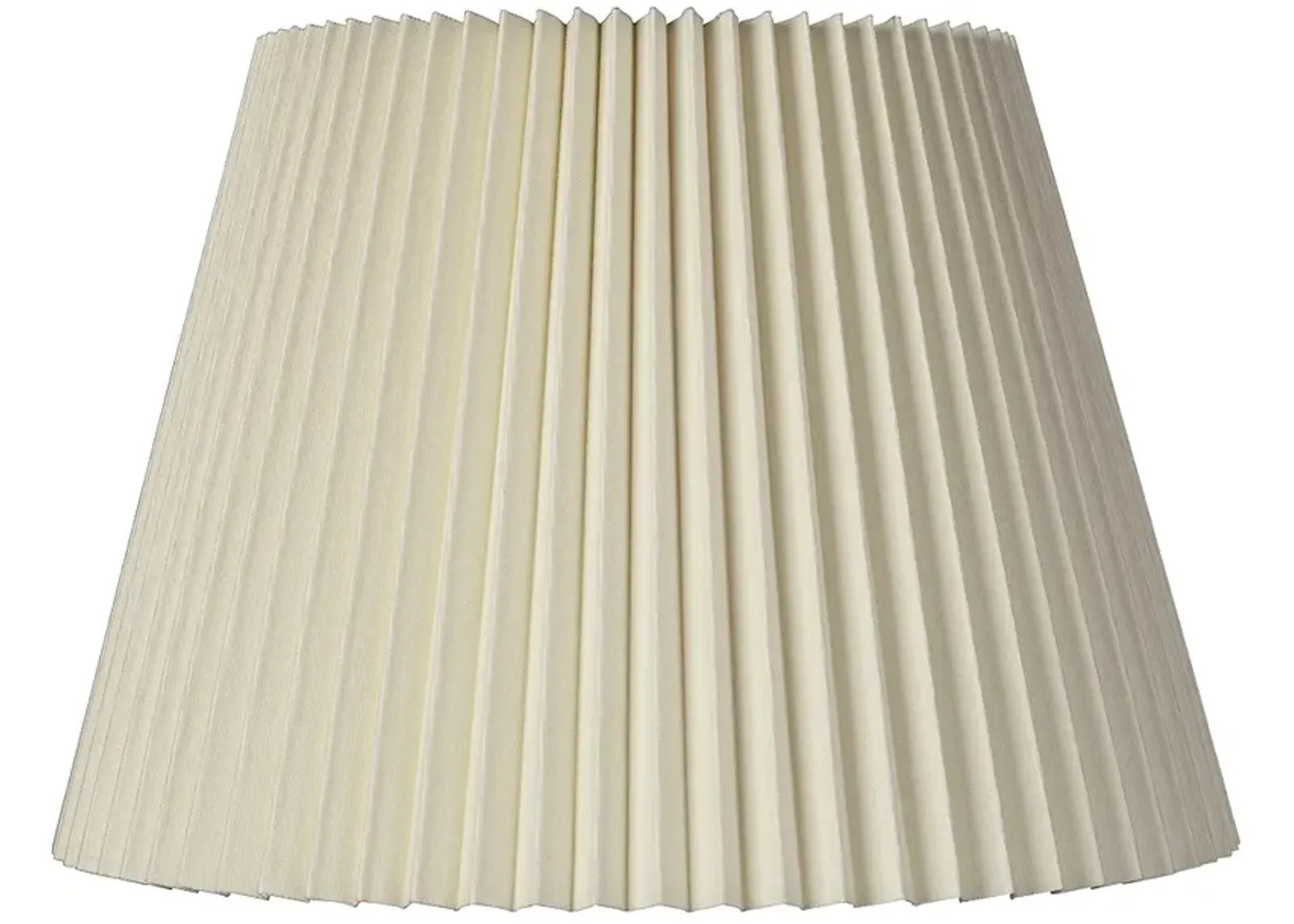 Springcrest Ivory Linen Knife Pleat Lamp Shade 9x14.5x10 (Spider)