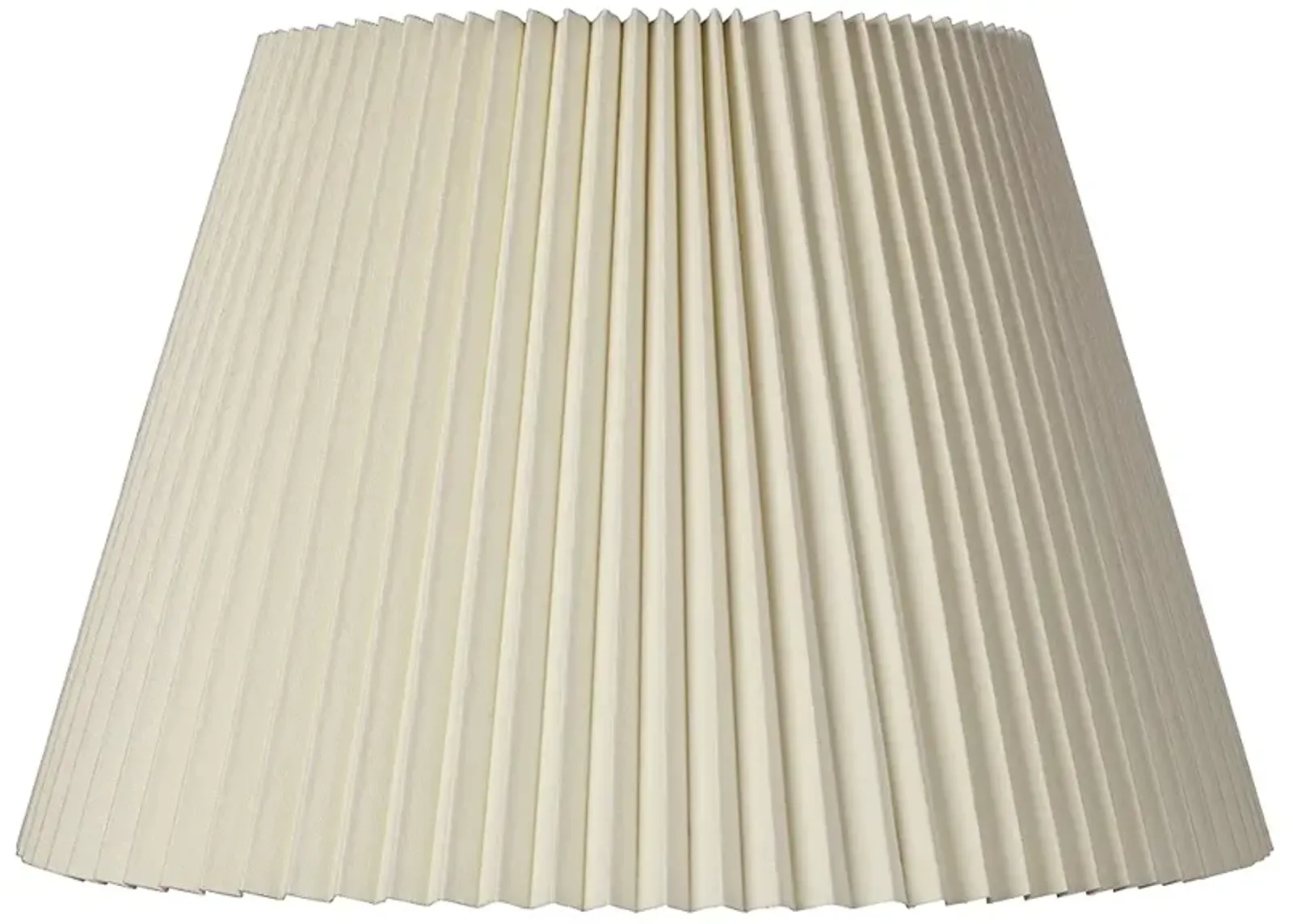 Springcrest  Ivory Knife Pleated Shade 11x18x12 (Spider)