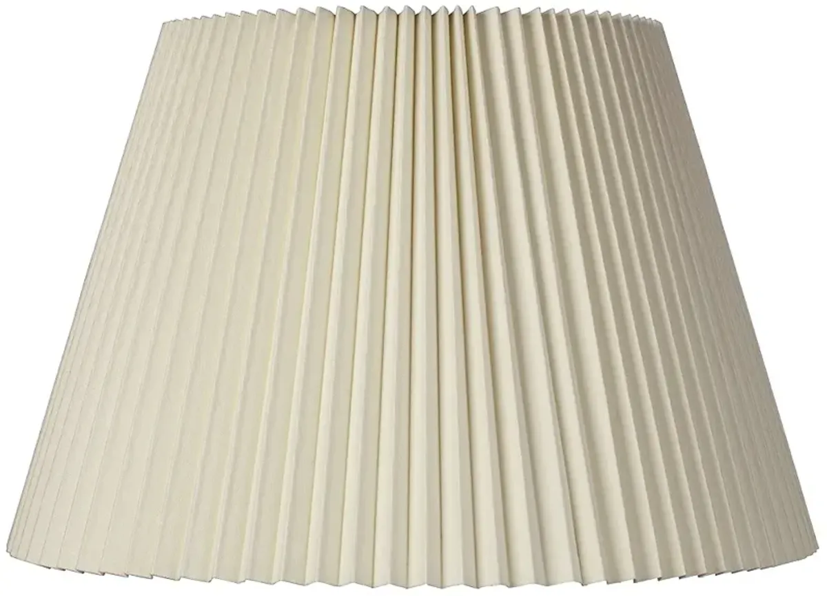 Springcrest  Ivory Knife Pleated Shade 11x18x12 (Spider)