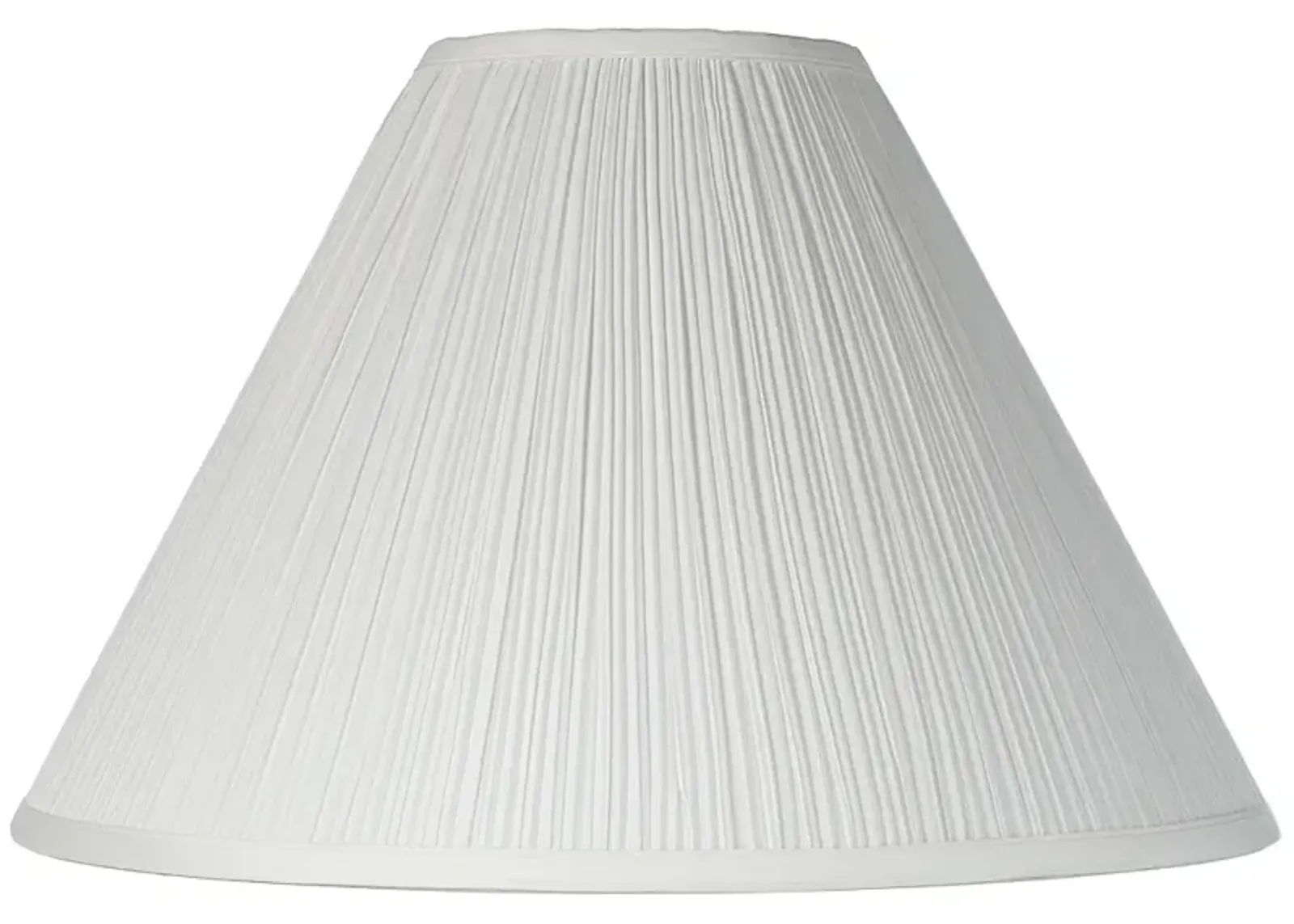 Springcrest Ivory Mushroom Pleated Shade 6x18x12.75 (Spider)