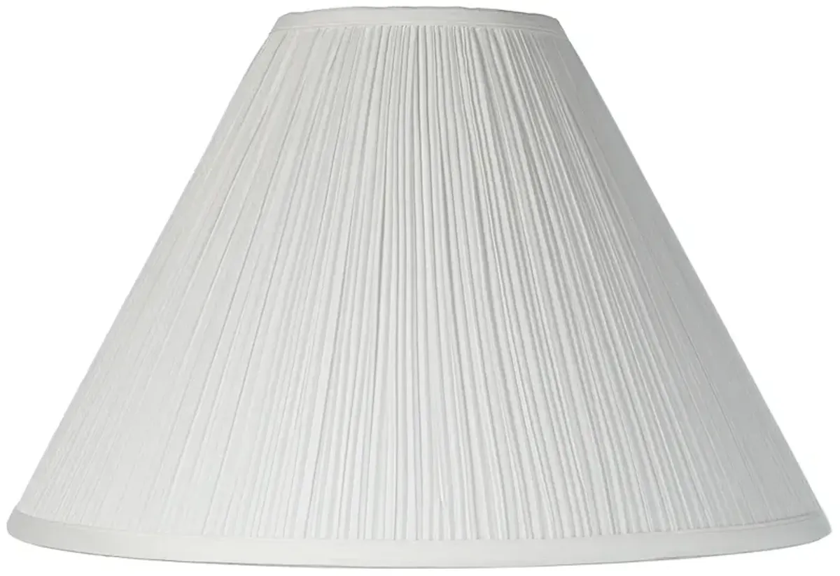 Springcrest Ivory Mushroom Pleated Shade 6x18x12.75 (Spider)