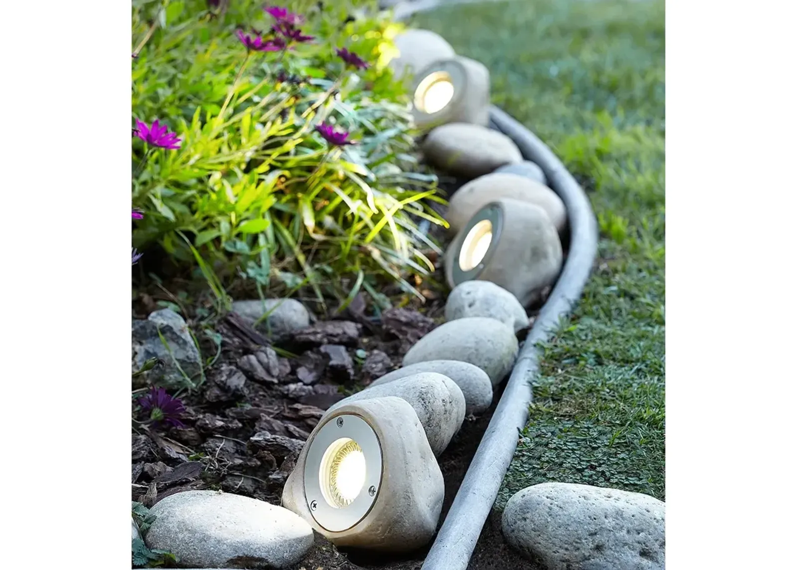 Five Light Rock LED Landscape Kit