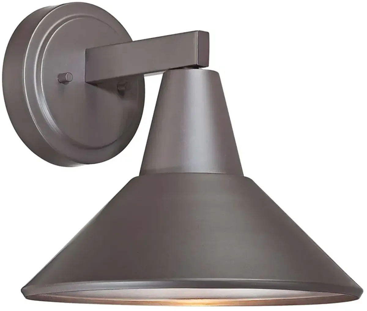 Bay Crest 10 1/2" High Dorian Bronze Outdoor Wall Light