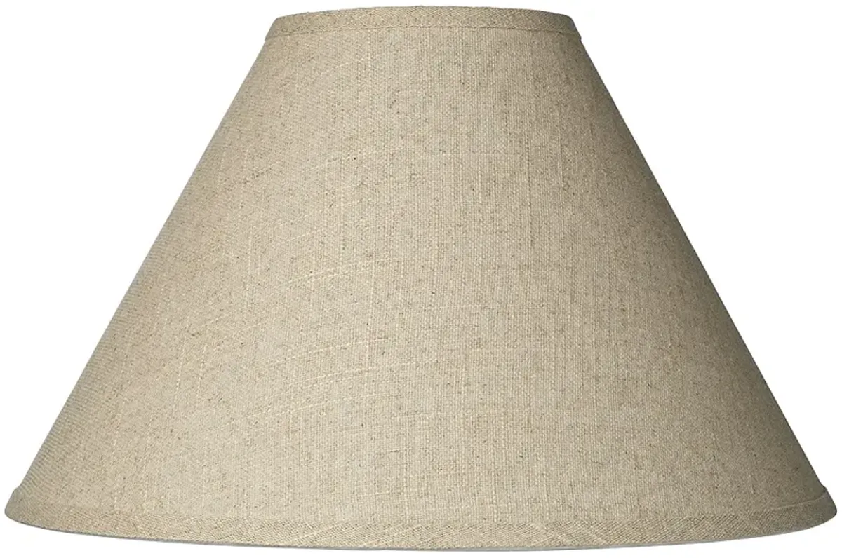 Springcrest Denni Fine Burlap Empire Shade 6x17x11.5 (Spider)