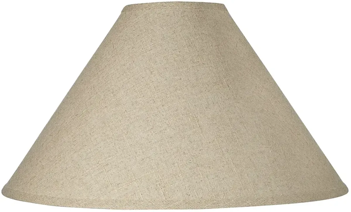 Springcrest Fine Burlap Empire Lamp Shade 6x21x13.5 (Spider)