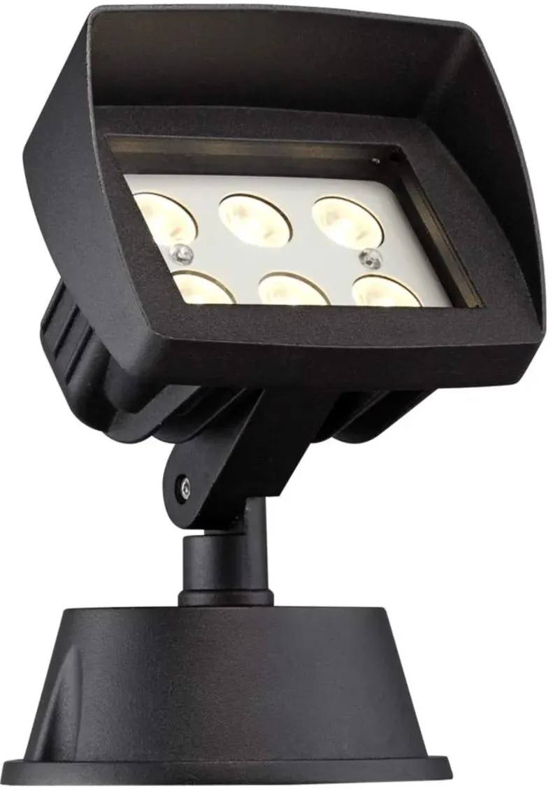 Super Duty Eastham 8" High Black LED Landscape Flood Light