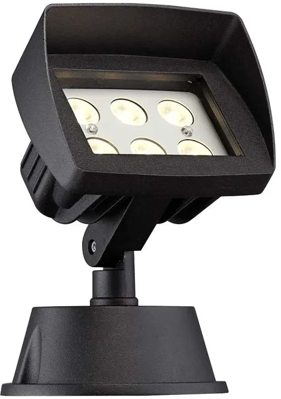 Super Duty Eastham 8" High Black LED Landscape Flood Light