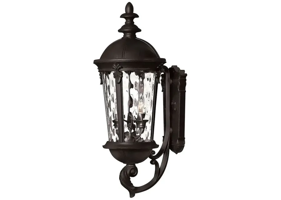 Hinkley Windsor 25.5" Traditional Black Lantern Outdoor Wall Light