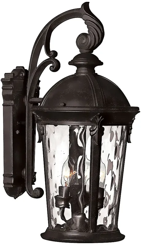 Hinkley Windsor 20 3/4" High Black Outdoor Wall Lantern