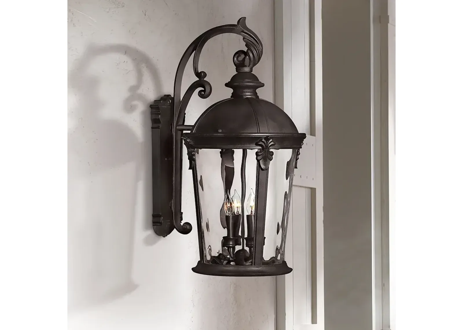 Hinkley Windsor 25 3/4" High Black Outdoor Wall Lantern