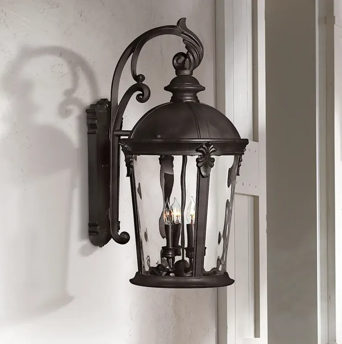 Hinkley Windsor 25 3/4" High Black Outdoor Wall Lantern