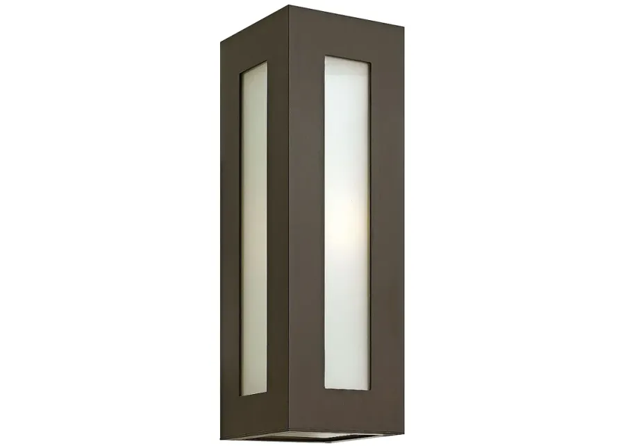 Hinkley Dorian 18 1/4" High Bronze Rectangular Outdoor Wall Light