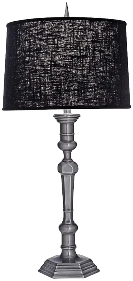 Stiffel Gunmetal And Chelsea Black Table Lamp