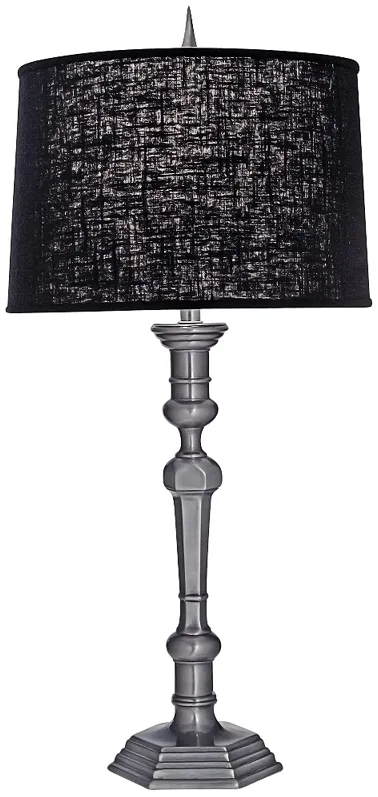 Stiffel Gunmetal And Chelsea Black Table Lamp