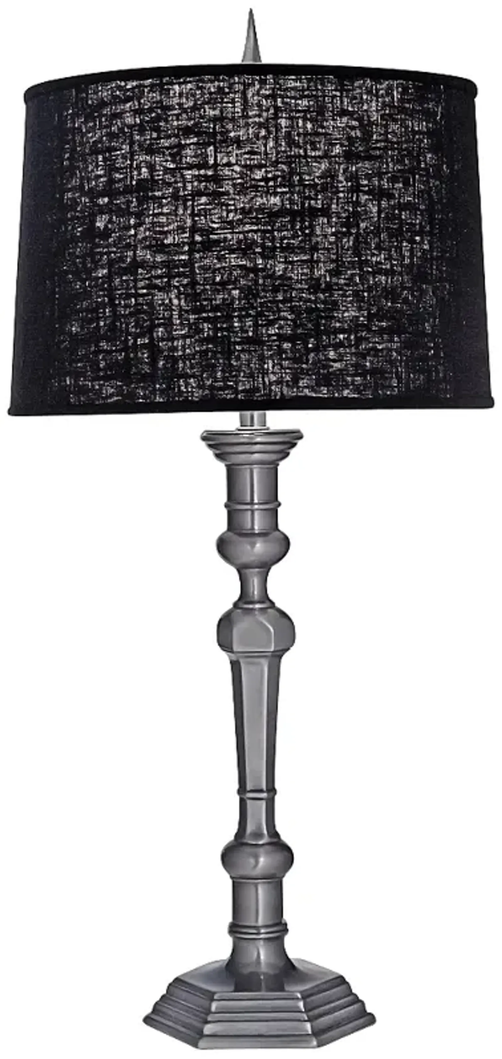 Stiffel 32" High Classic Gunmetal And Chelsea Black Table Lamp