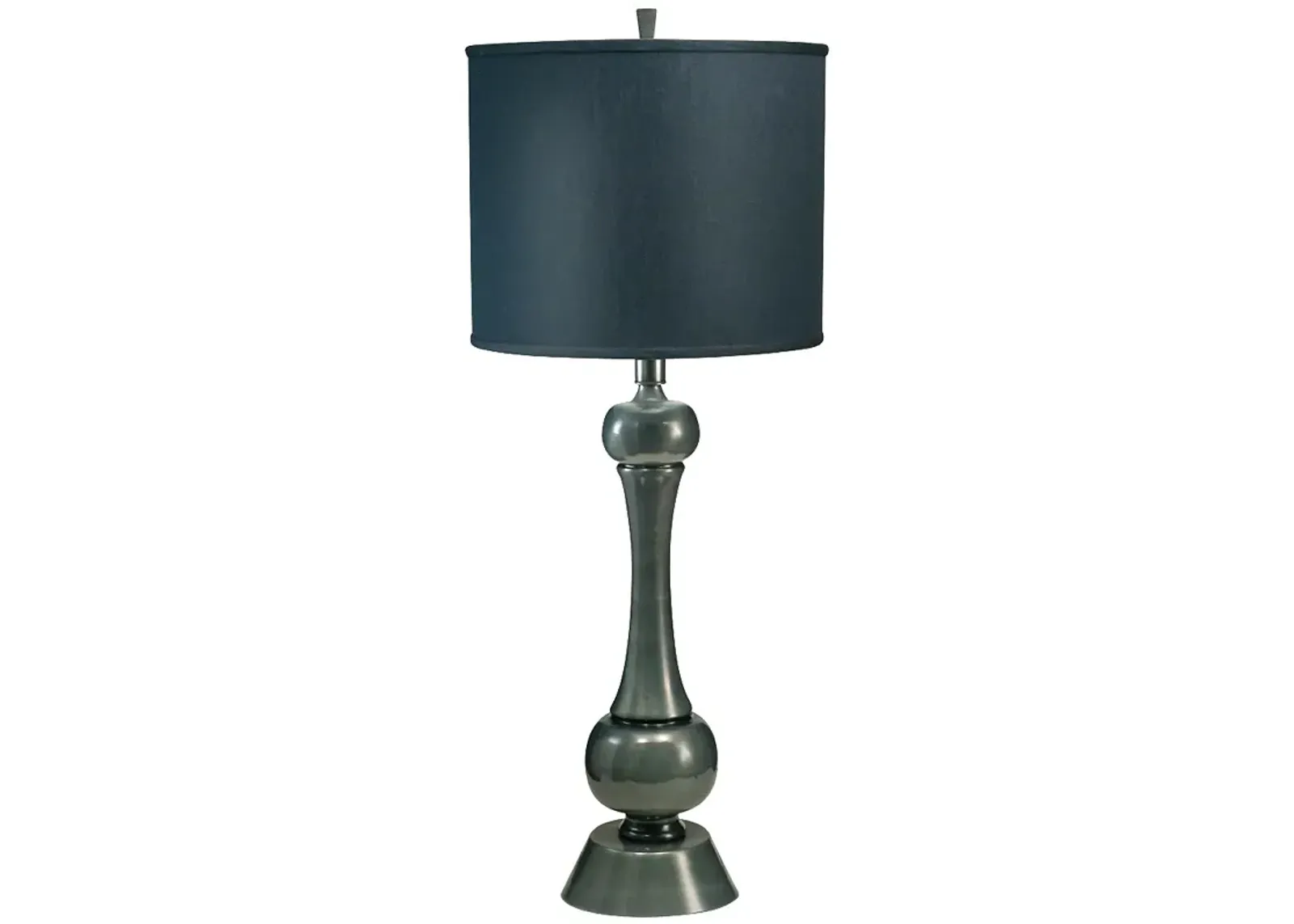 Stiffel 29" High Black Shadow Gun Metal Finish Table Lamp