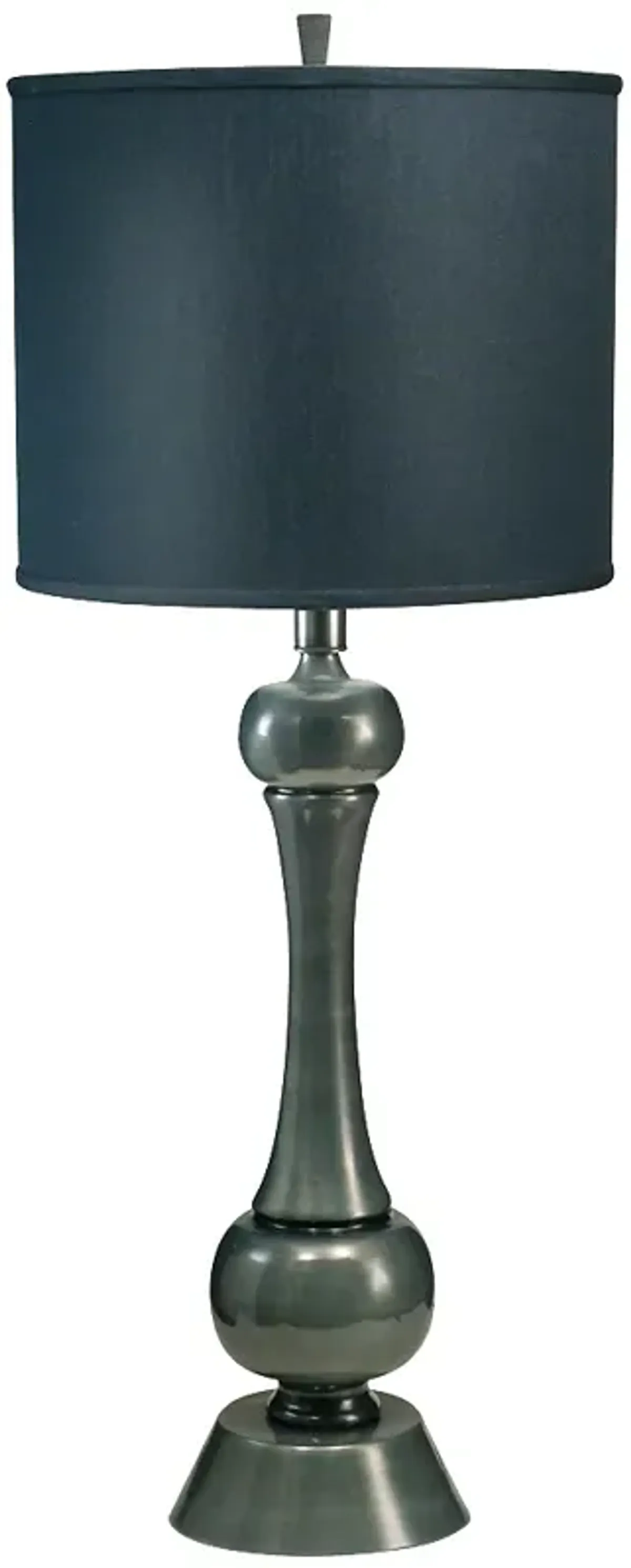 Stiffel 29" High Black Shadow Gun Metal Finish Table Lamp