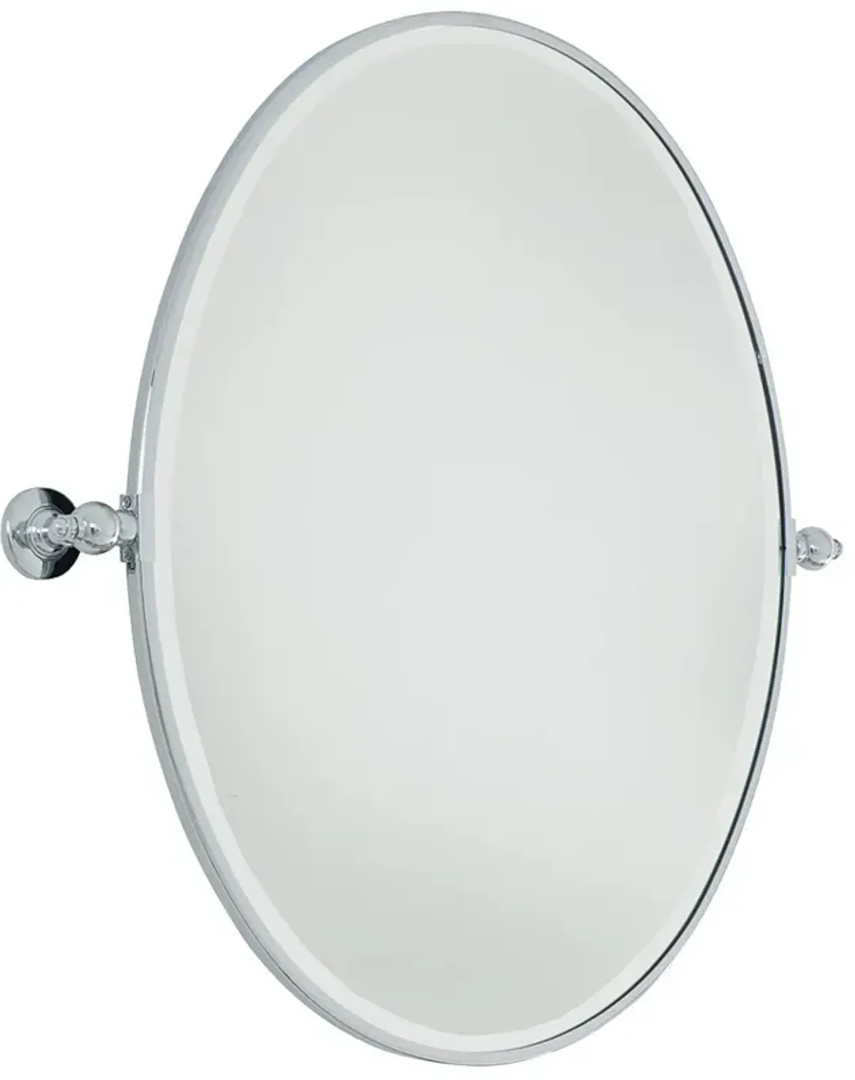 Minka-Lavery Pivoting Mirrors 31-inch Chrome Oval Mirror