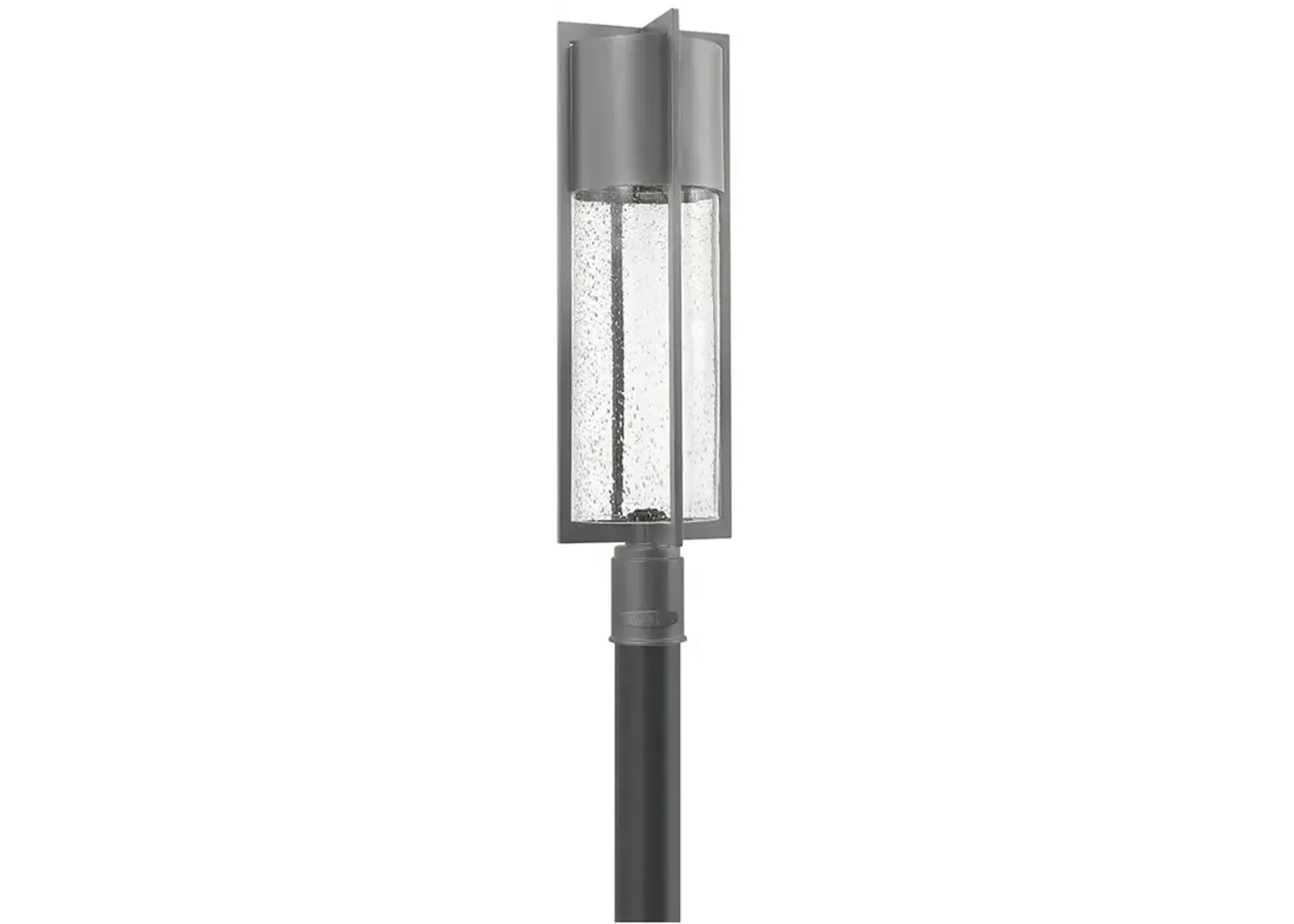 Hinkley Shelter 27 3/4" High Hematite LED Outdoor Post Light