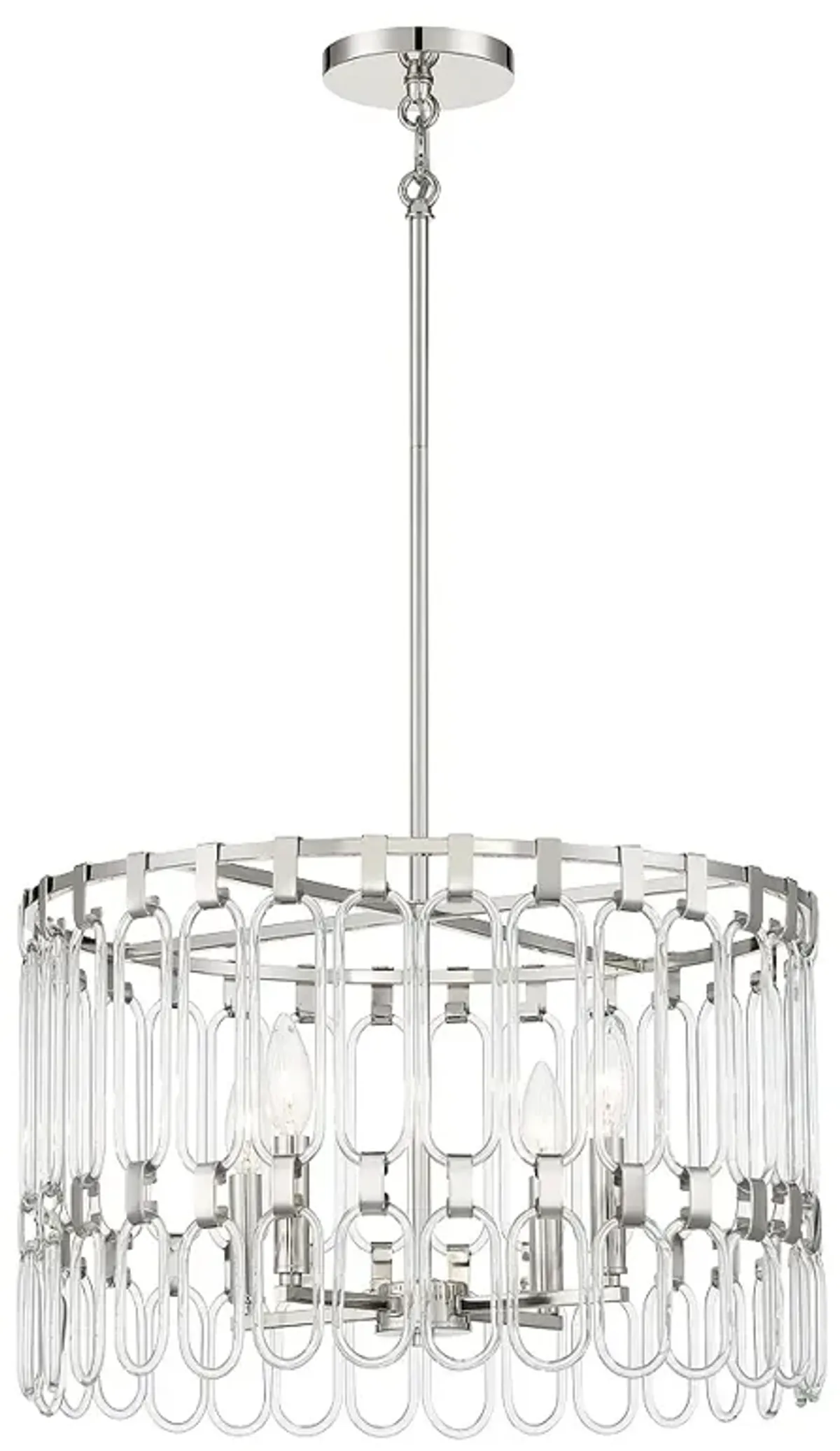 George Kovacs Charming 4-Light Polished Nickel Pendant