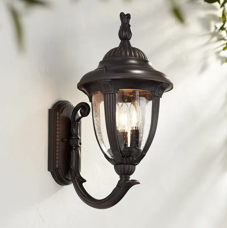 John Timberland Casa Sierra 19 1/8" Traditional Outdoor Wall Light