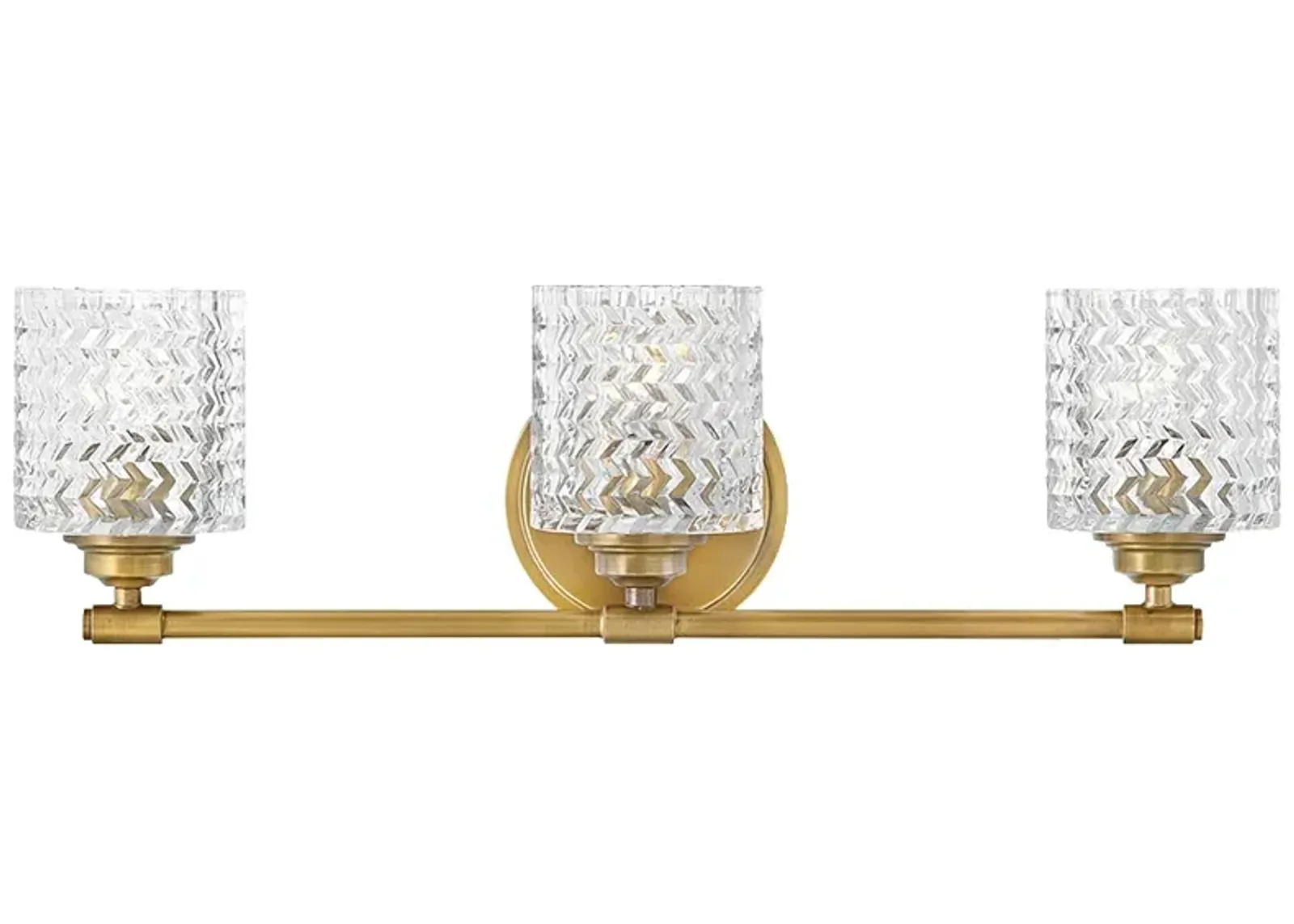 Elle 24" Wide Brass 3-Light Bath Light by Hinkley Lighting