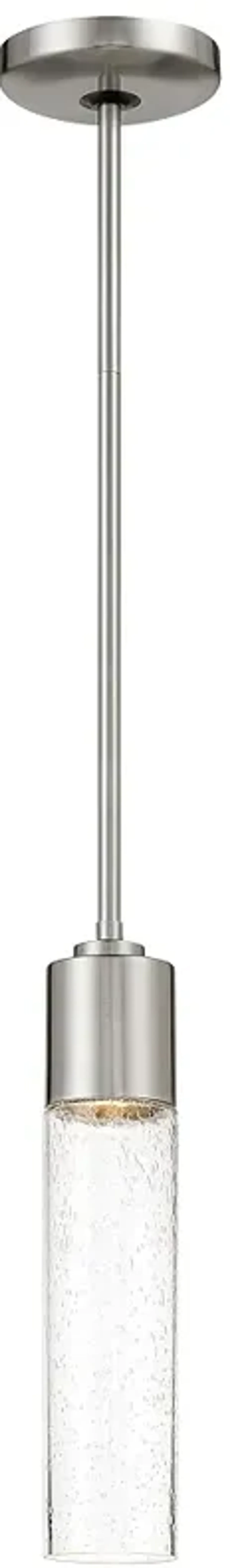 George Kovacs Light Rain 5" Wide Brushed Nickel Mini Pendant