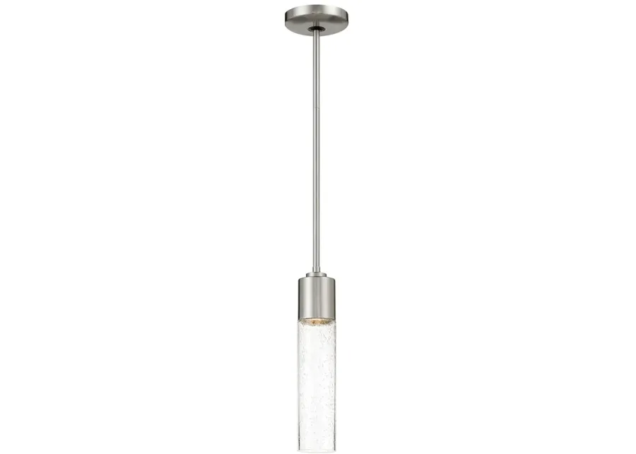 George Kovacs Light Rain 1-Light Brushed Nickel Mini-Pendant