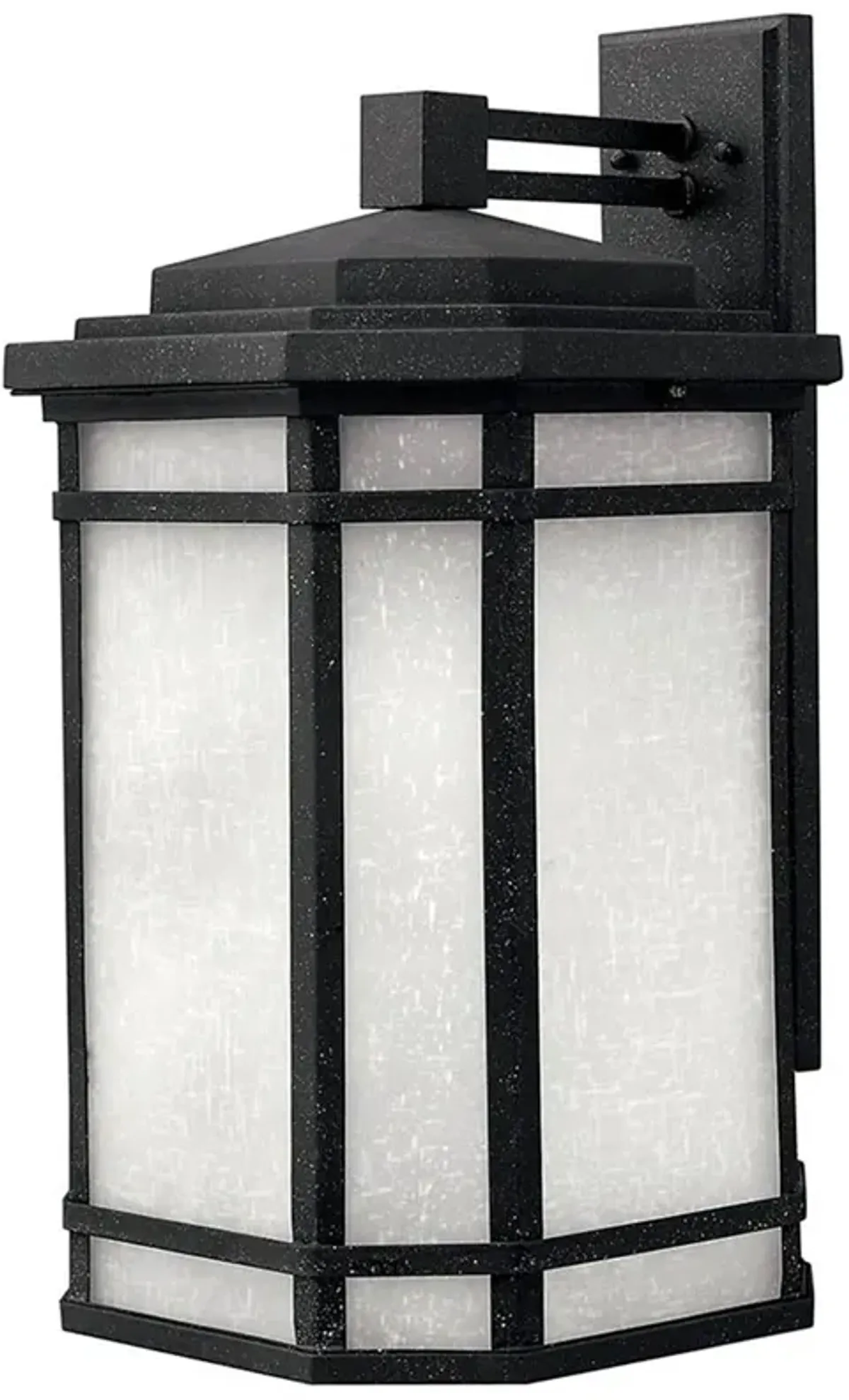 Outdoor Cherry Creek-Large Wall Mount Lantern-Vintage Black