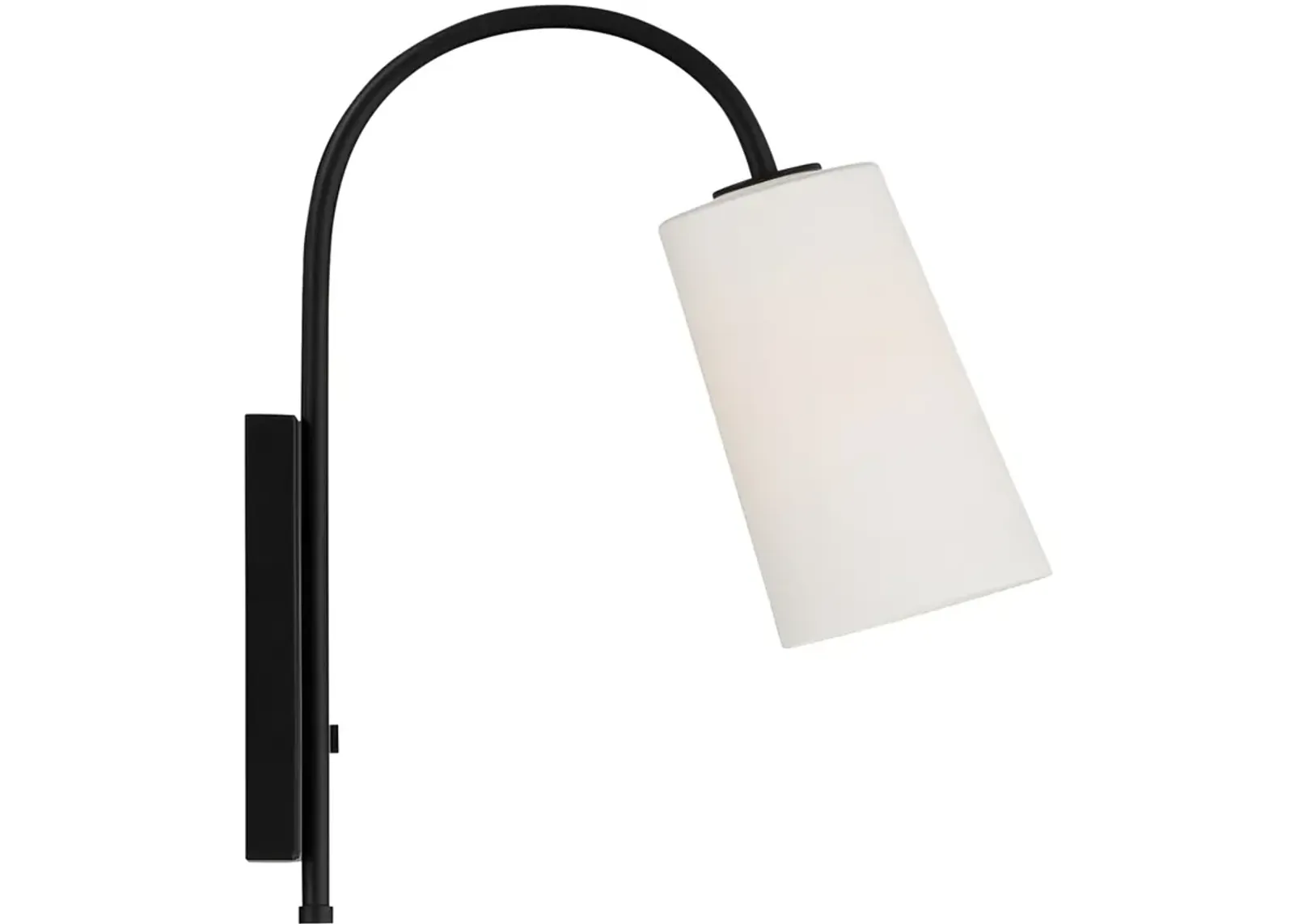 Crystorama Alexa 18 1/2" High Matte Black Wall Sconce