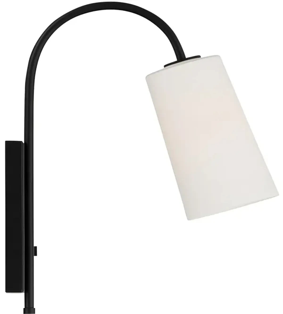 Crystorama Alexa 18 1/2" High Matte Black Wall Sconce