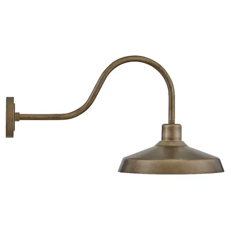 Hinkley Forge 17 1/2" High Burnished Bronze Outdoor Barn Wall Light