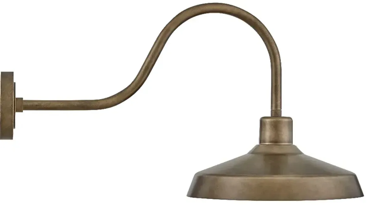 Hinkley Forge 17 1/2" High Burnished Bronze Outdoor Barn Wall Light