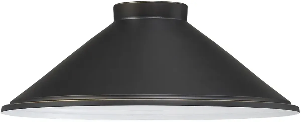 The Great Outdoors RLM Oil Rubbed Bronze and Gold Outdoor Shade