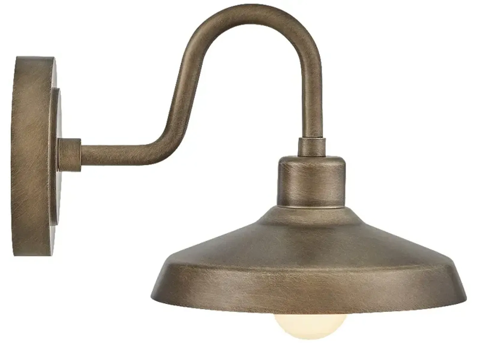 Forge 9" High Burnished Bronze Outdoor Barn Wall Light