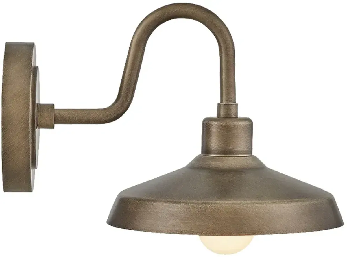 Forge 9" High Burnished Bronze Outdoor Barn Wall Light