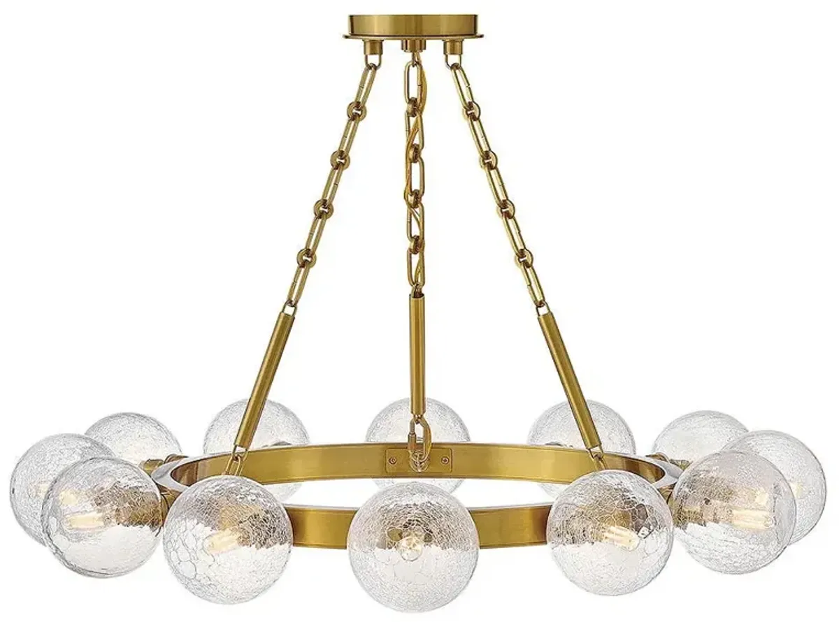 FREDRICK RAMOND CHANDELIER COCO Medium Chandelier Lacquered Brass