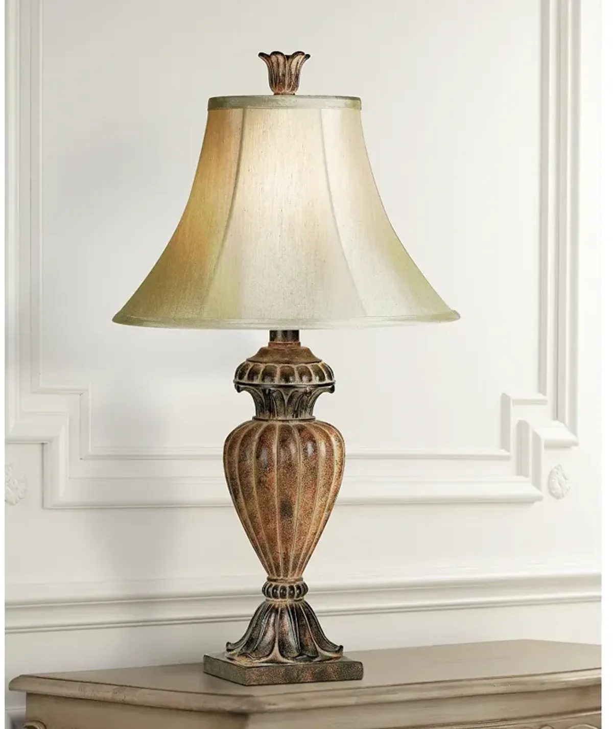 Regency Hill 25 1/2" High Traditional Urn Bronze Finish Table Lamp