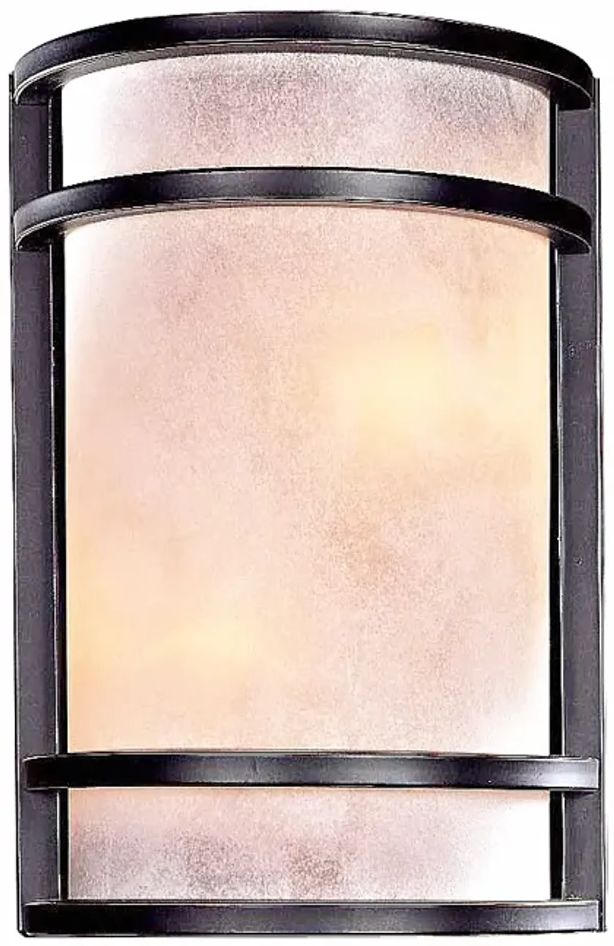 Minka Lavery Restoration 12" High Bronze and Glass Wall Sconce