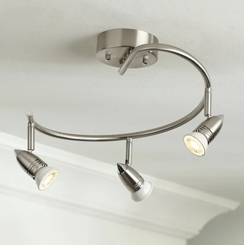 Pro Track 3-Light Spiral LED Ceiling Light Fixture