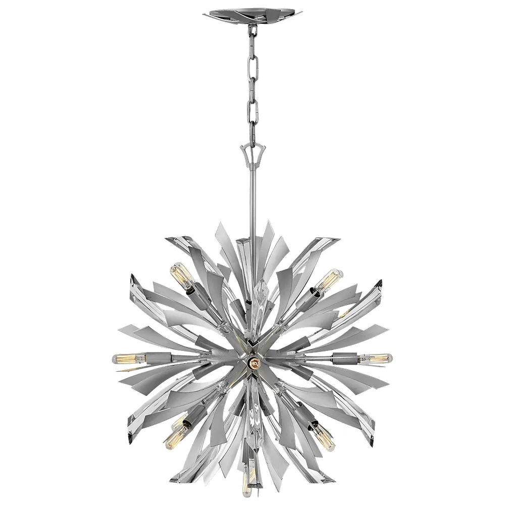 Hinkley Vida Medium Orb Chandelier Glacial