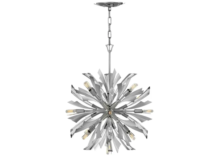 Hinkley Vida Medium Orb Chandelier Glacial