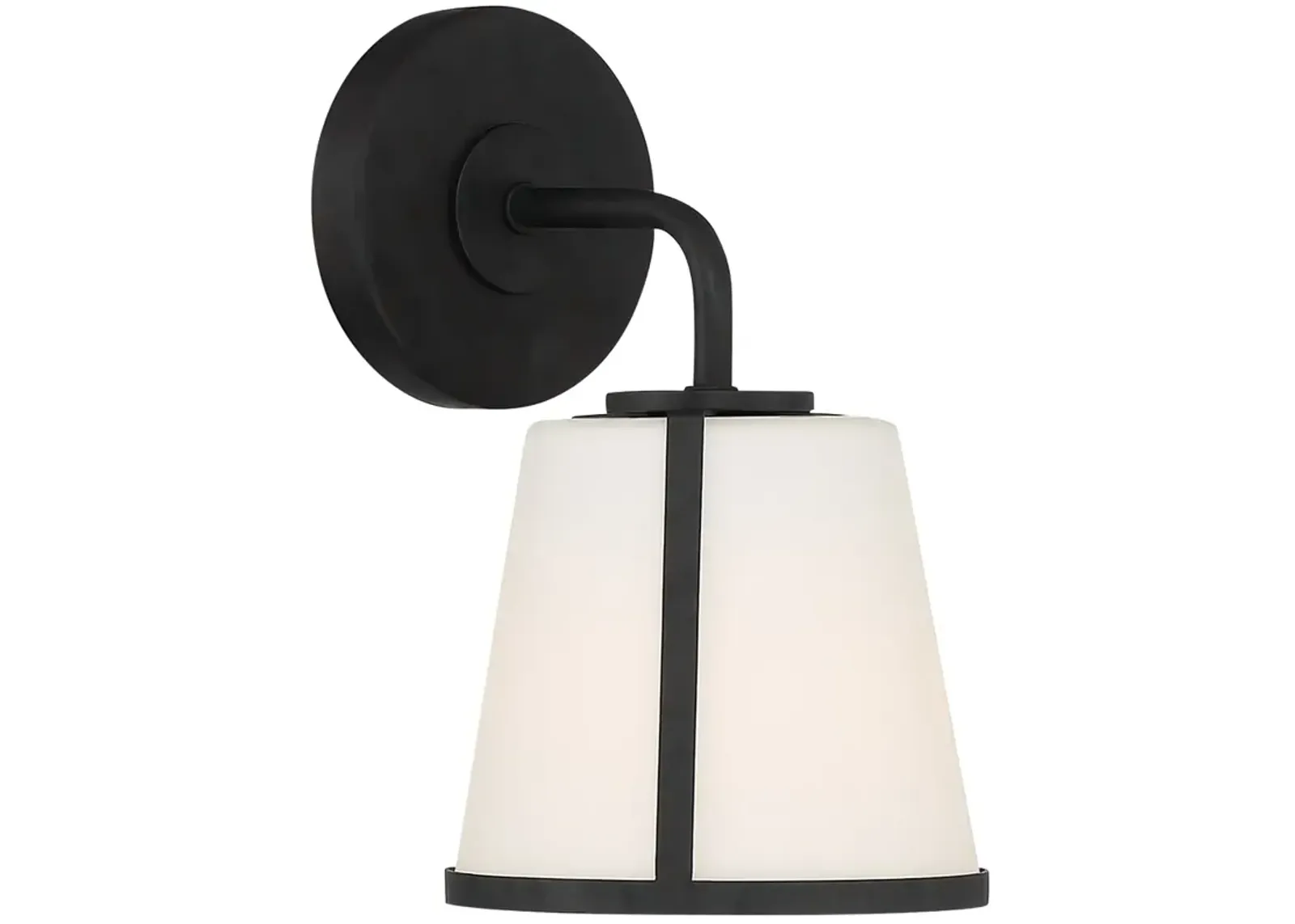 Crystorama Fulton 10 1/4" High Black Wall Sconce