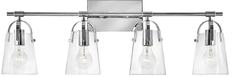 Foster 31 3/4" Wide Chrome Bath Light by Hinkley Lighting