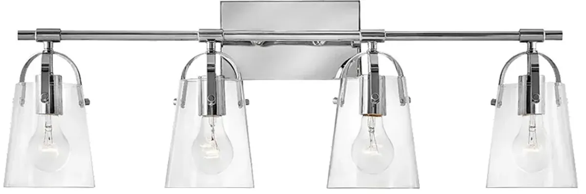 Foster 31 3/4" Wide Chrome Bath Light by Hinkley Lighting