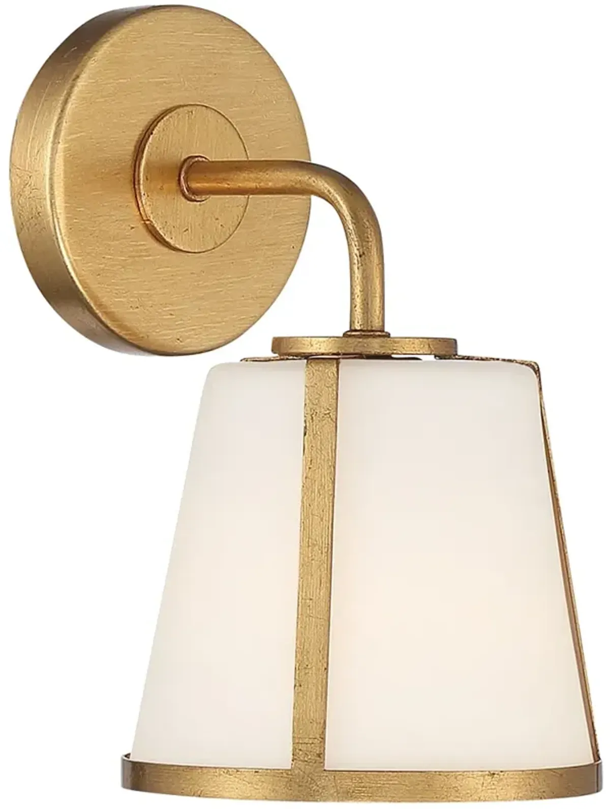 Crystorama Fulton 10 1/4" High Antique Gold Wall Sconce