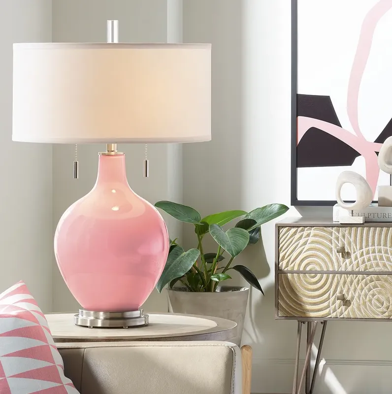 Color Plys Toby 28" High Haute Pink Table Lamp